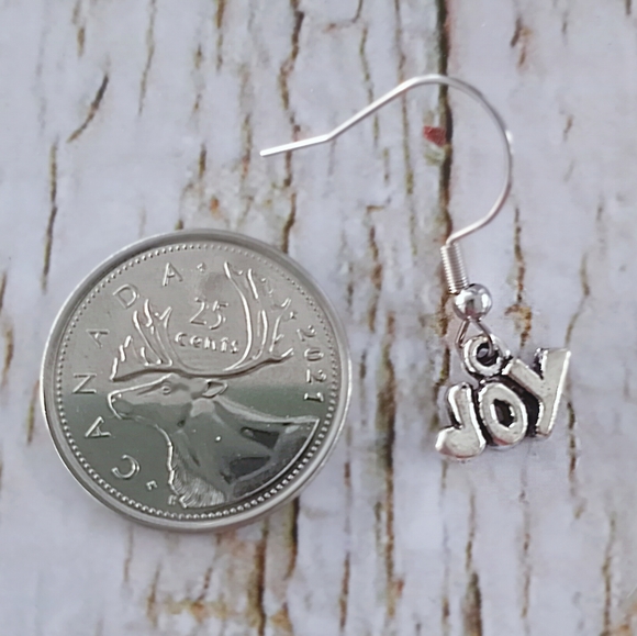 Stainless Steel Joy Earrings - Picture 3 of 3